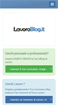 Mobile Screenshot of lavoroblog.it