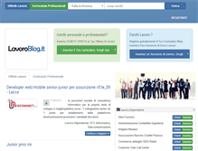 Tablet Screenshot of lavoroblog.it